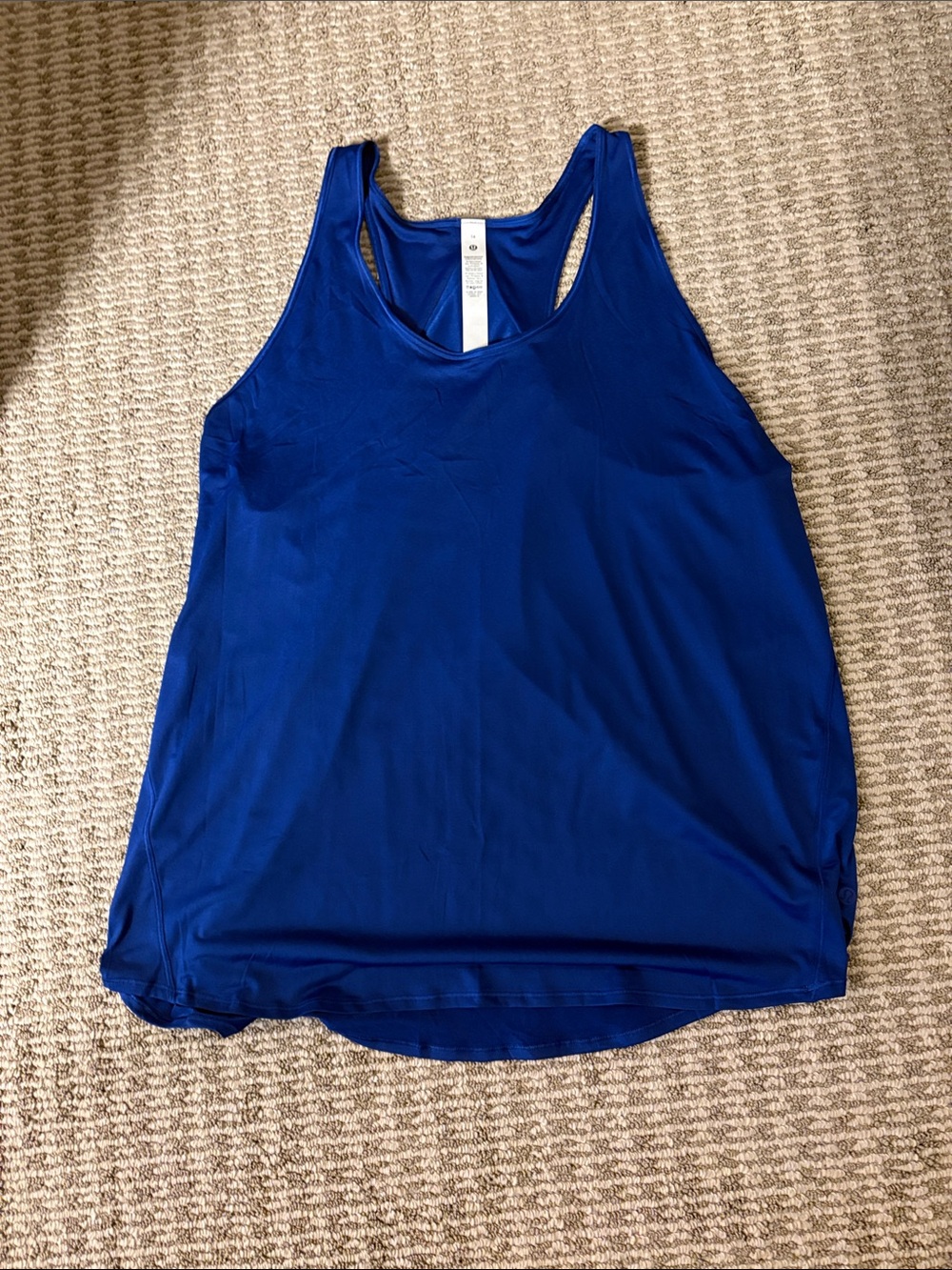 NWT Women’s Lululemon Essential Tank *pleated -Larkspur